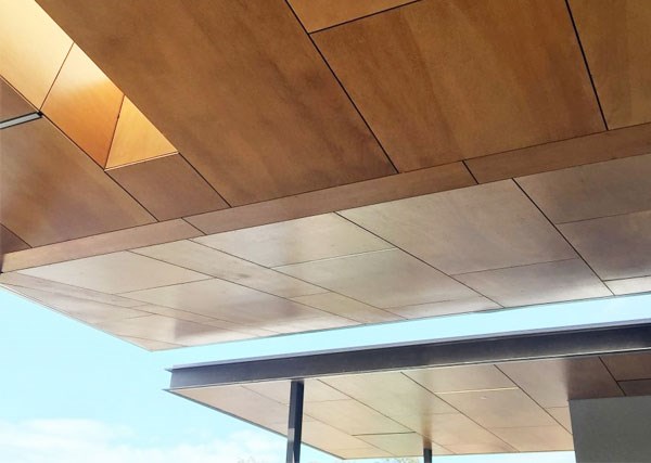 Architectural ceiling | Featured image for architectural cladding product category.